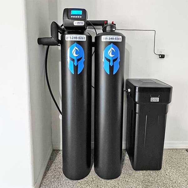 Sentinel water softener installed and serviced by United Water Softeners