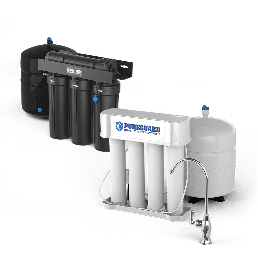 PureGuard reverse osmosis drinking water system for clean great-tasting water