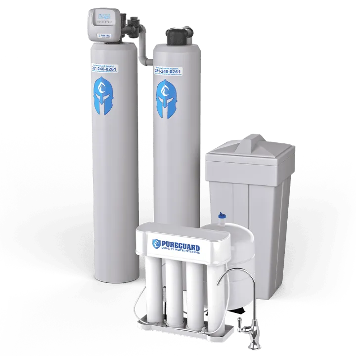 Whole-home water softener and conditioner system installed by United Water Softeners