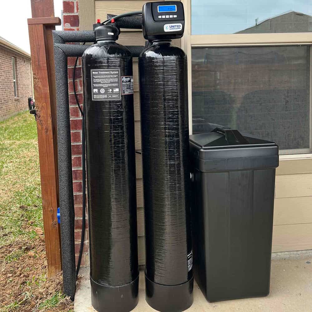 Dual Tank Water System – water softener and filtration installation in Katy, TX by United Water Softeners, photo 7 Dual Tank Water System – water softener and filtration installation in Katy, TX by United Water Softeners, photo 7