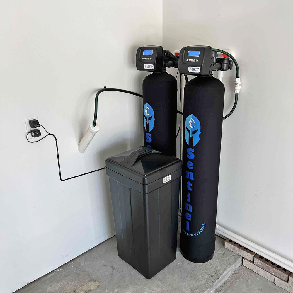 Sentinel Pro water softener Installation in Cypress Texas - water system installation