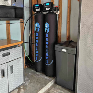 Katy Texas, water softener install.