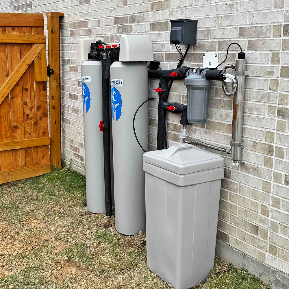 Cypress Water System Install showing Sentinel Elite with UV option.